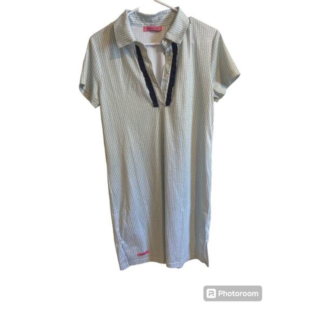 Simply southern Ruffle Polo Dress Large